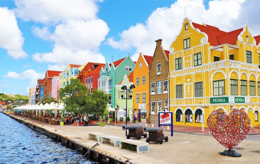 Downtown Punda Strip at Curacao